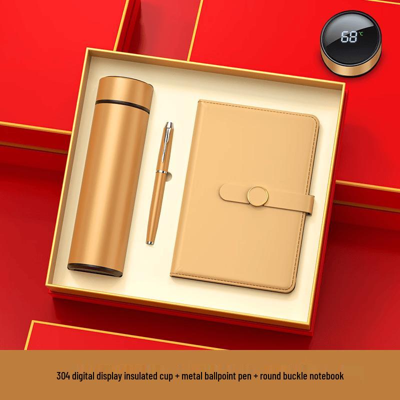 National Tide Gold Digital Display Cup Gift Set