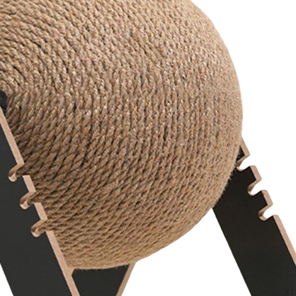 Cat Scratcher Ball Entertaining Protect Furniture Grinding Claw Interactive Wood Pet Toy