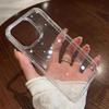 Luxury Soft Silicone Clear Glitter Phone Case For IPhone 11 12 13 14 15 Pro Max 15 Plus X XS Max XR Mini Shockproof Cover Funda