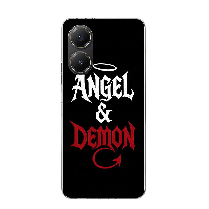 Angel Wings Devil Bad Phone Case For Xiaomi Poco X7 X6 X5 Pro F7 Ultra Redmi 15C 15 13 13C 12 12C 10 10A 10C 9 9A 9C 9T Cover Po