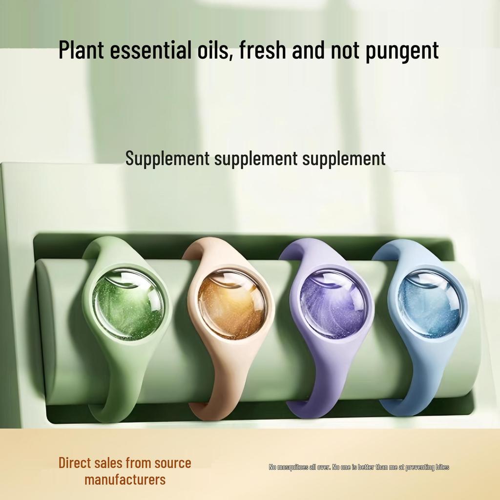 Adult & Kids Snap-on Mosquito Repellent Bracelet - Wearable Protection Gift Anklet