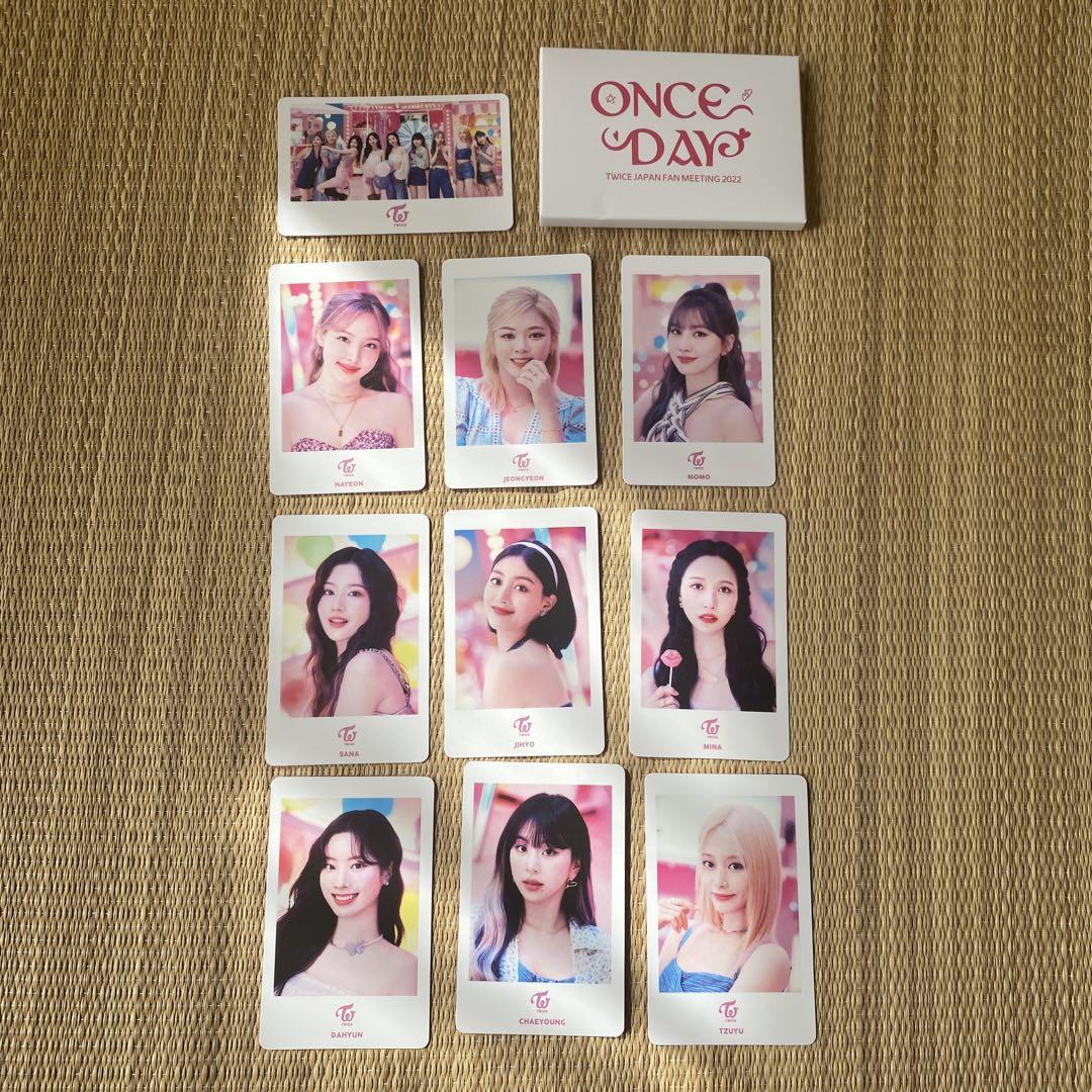 

[USED] TWICE ONCE DAY 2022 trading card photo card set