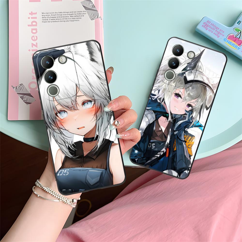Arknights Grani Matte TPU Mobile Phone Case for VIVO V60 V50 V40 V30 V29 V27 V25 V23 Pro Lite 5G Colorful Printing Cover