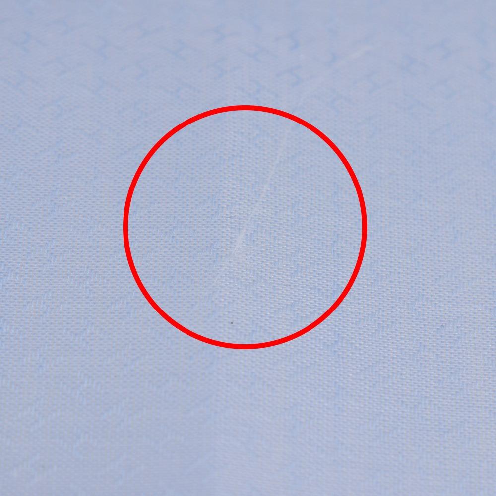 Hermes Jacquard H Handkerchief Handkerchief 2 Pieces Set Gray / Light Blue Cotton Mens Used