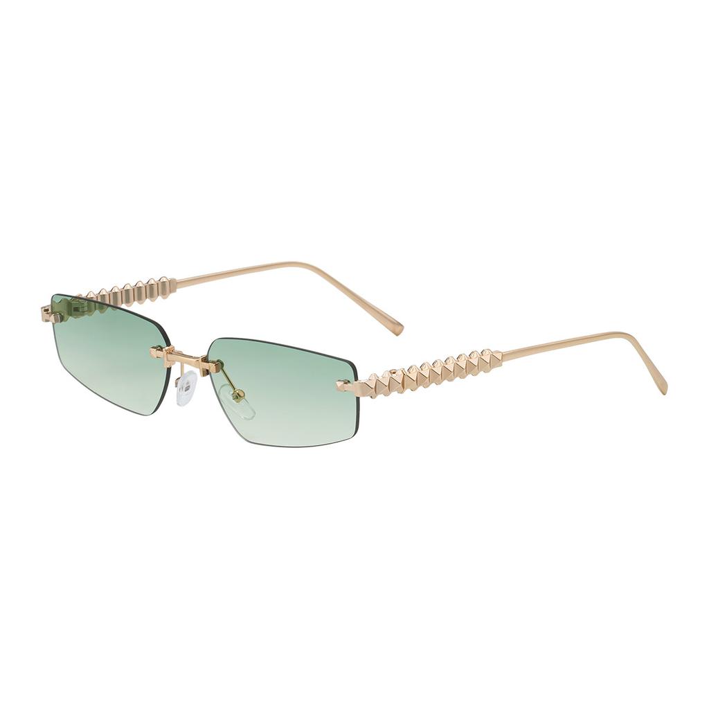 JYL TS Women's Rimless Cat-Eye - Unique Outdoor Street Sun-Protective XN-90340
