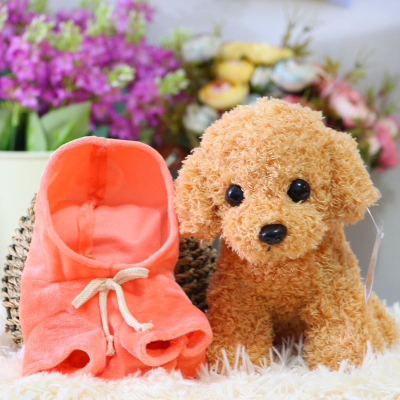 Sweatshirt Teddy Dog Cute Simulation Dog Plush Toy Claw Machine Doll Birthday Gift Event Gifts