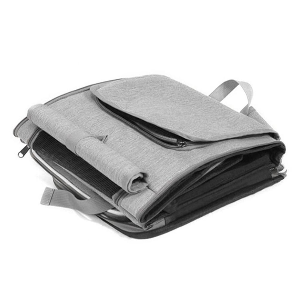 Rozšiřitelný měkký košík na kolo pro psa   Vodotěsný 4 dvířka 4 síťované plochy   Batoh na nosič zvířat na kolo