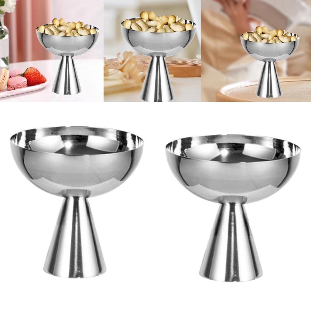 Kelchschale Edelstahl Mini Trifle Schale Feiertagsparty Dessertschale Servierschale für Milchshakes Parfait Trifle Dessert Snack