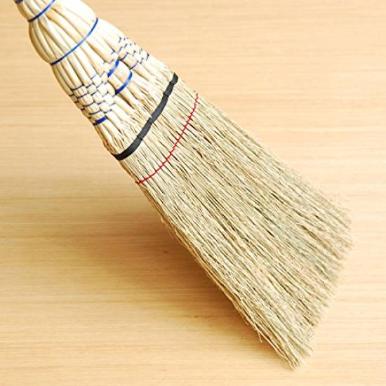 Denbei Large Broom Lazy Broom Set [Shirokiya Shoten] + Long-handled