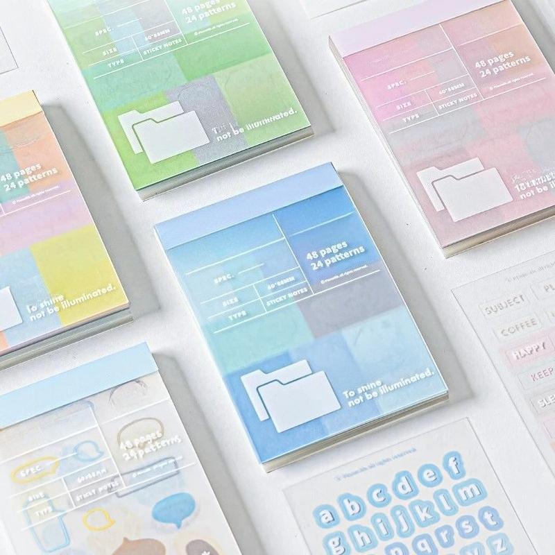 Multi-functional Sticky Index Tabs Set  Color Coding Notes for Books Documents Reusable Page Markers for Student Study Office