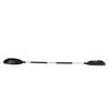 Kayak Paddle with Aluminum Shaft and PP Blades 7.2FT 4 Section Dual End Kayak Oar for Kayaking Canoeing Boating Black