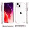 For iPhone 15 Plus Case Reinforced Corner TPU+TPE+Acrylic Clear Phone Cover