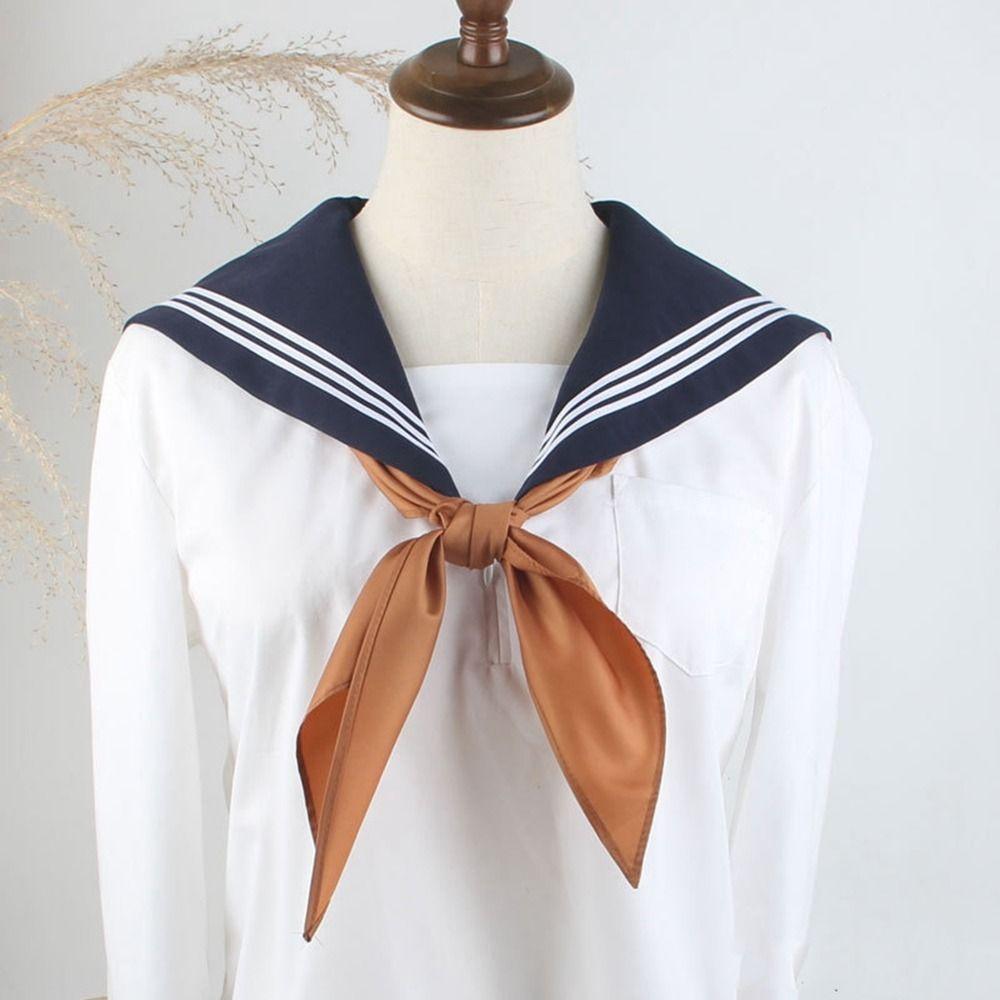 College Style Cravat Neck Ties for School Costume Japanese Bow Tie Small Bowtie Sailor Uniform Ties Triangle Scarf