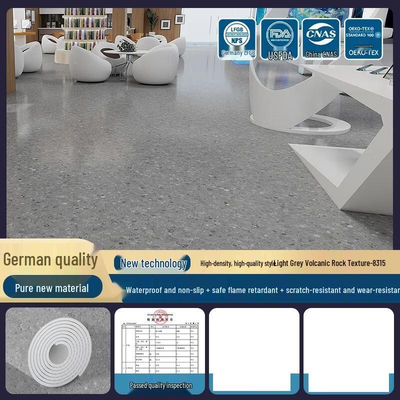 HANDUNYOU Thickened Waterproof PVC Flooring