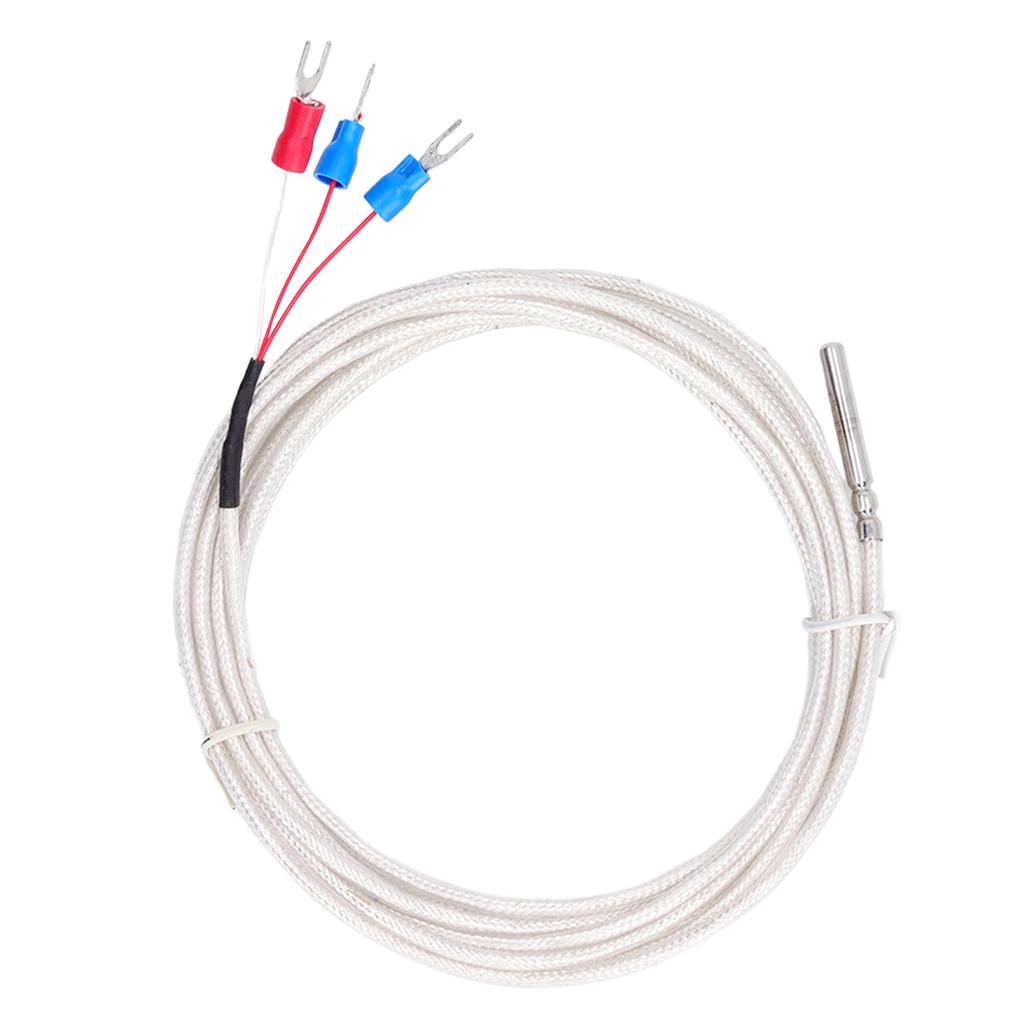Pt100 Temperature Sensor Probe Waterproof 3 Wire Thermistor Probe K Type Thermocouple for Constant T