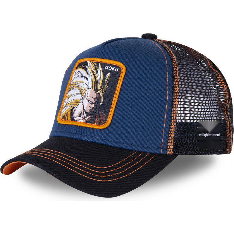 Dragon Ball Goten & Master Roshi Anime Snapback Cap - Unisex Hip Hop Trucker Hat