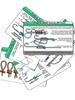 12-Sided Fishing Knot Card with Mini Carabiner