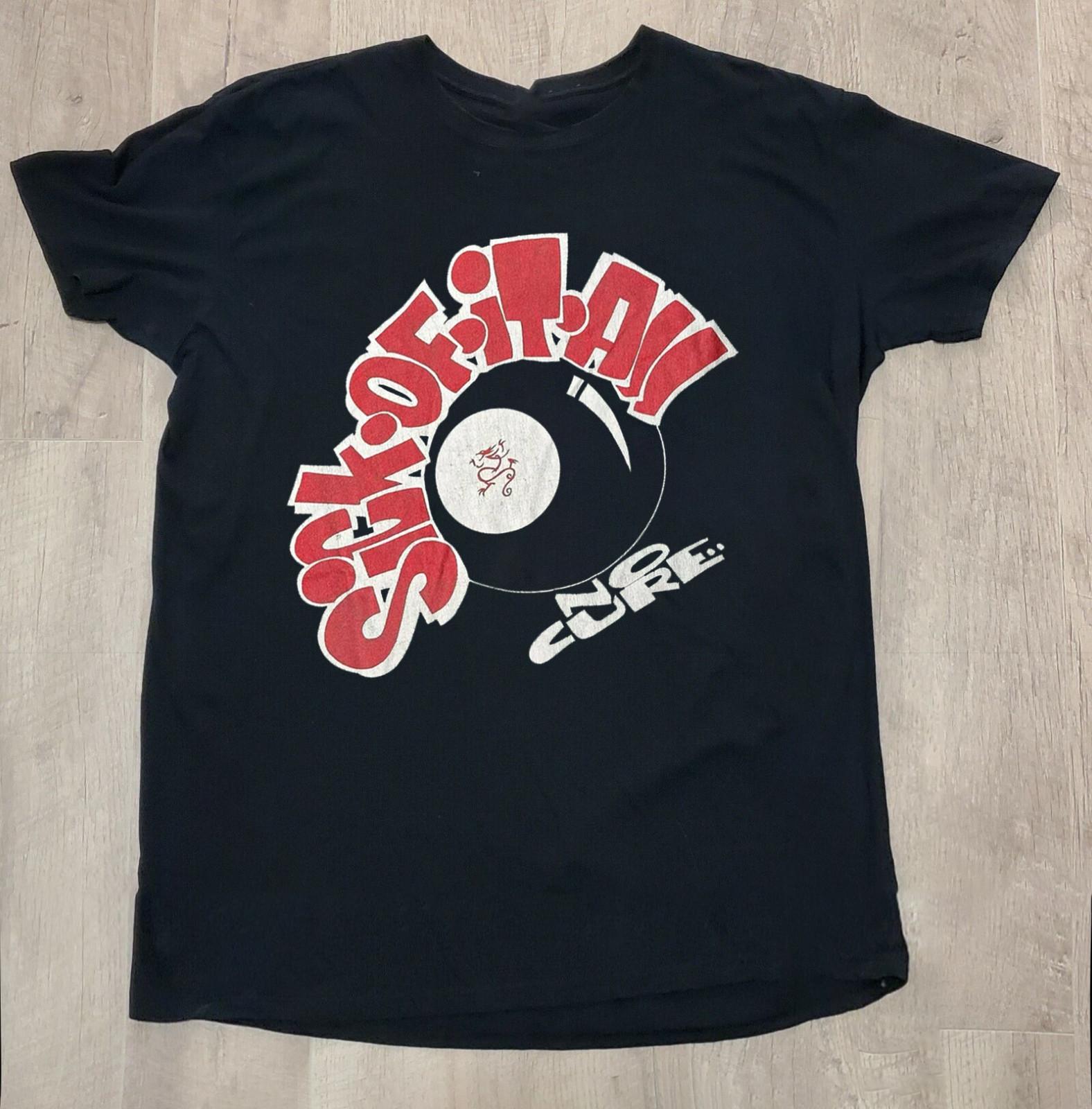 

Sick Of It All Band No Cure Tee Heavy Cotton Shirt S разноцветный