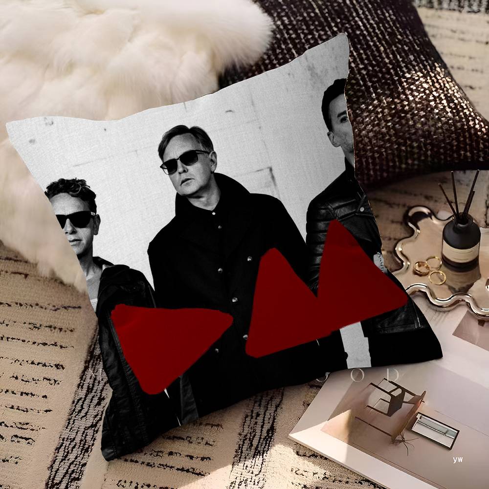 Electronic Rock DDepeche Mode Pillow Cushion Cover Pillowcase Living Room Sofa Home Decor Customized