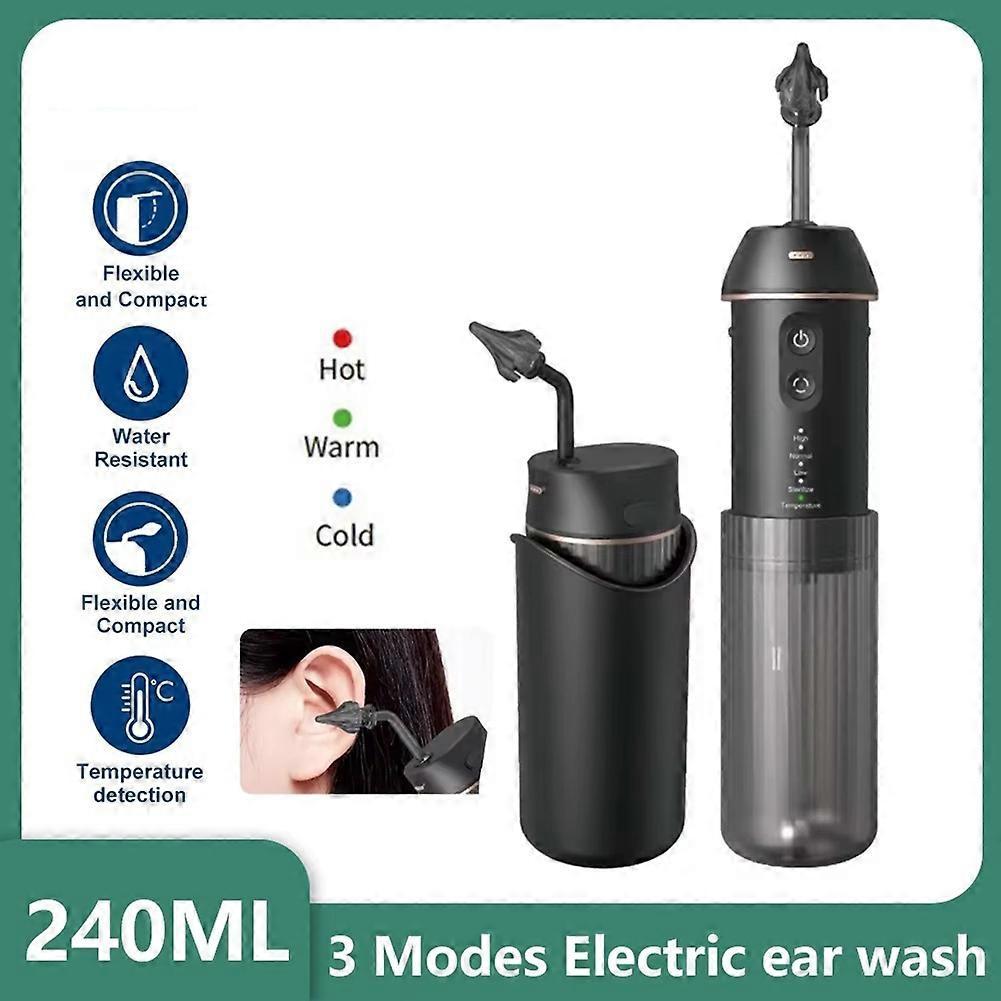 Wiederaufladbarer Ohrreiniger Wasserwäscher Ohrreinigung Spülung für Erwachsene Kind