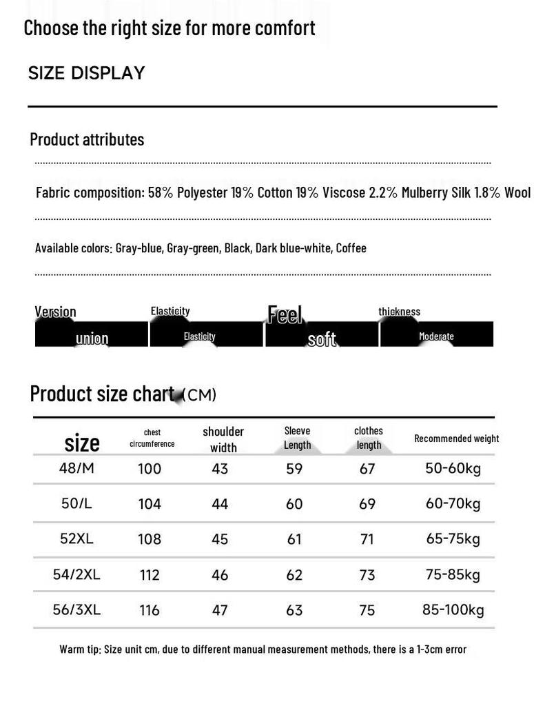 Pierre Cardin Men's Silk Wool Blend Long Sleeve Polo Shirt