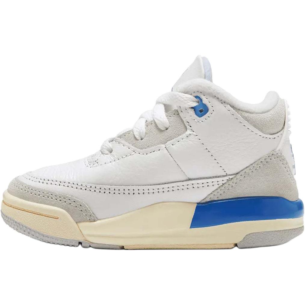Air Jordan 3 Retro TD Lucky Shorts Babysko Hvit Summit-White Hydrogen-Blue DM0968-101