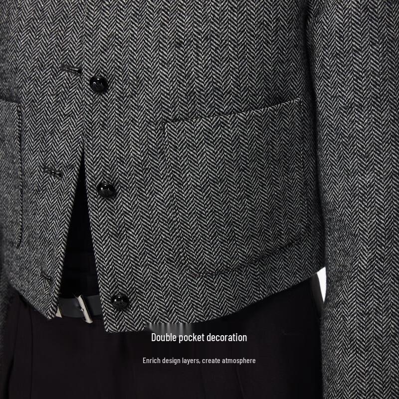 Veromoda Women's Round Neck Double Pocket Short Jacket