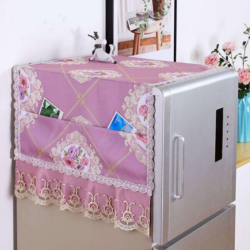 Refrigerator Single-door and Double-door Dust Cover, Refrigerator Cover Cloth, Refrigerator Towel, Washing Machine Cover, Multi-purpose Cover Cloth