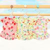 Cherry/Flower Printed Dog Dress Summer Pet Princess Skirt for Small Medium Girl