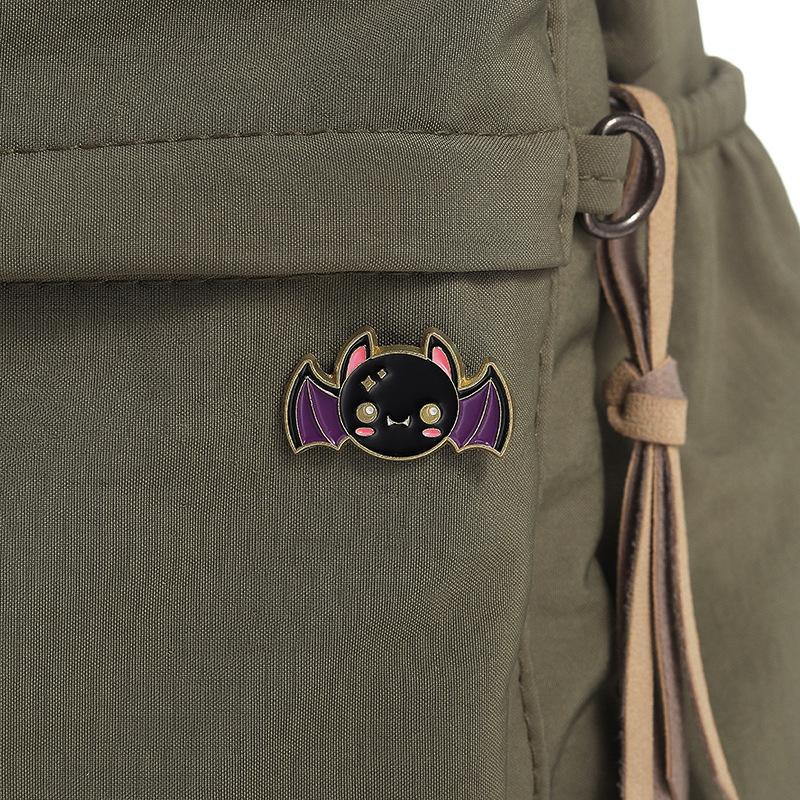 Bat Whimsical Cat Design Alloy Brooch For Trendy Accessories Personalization And