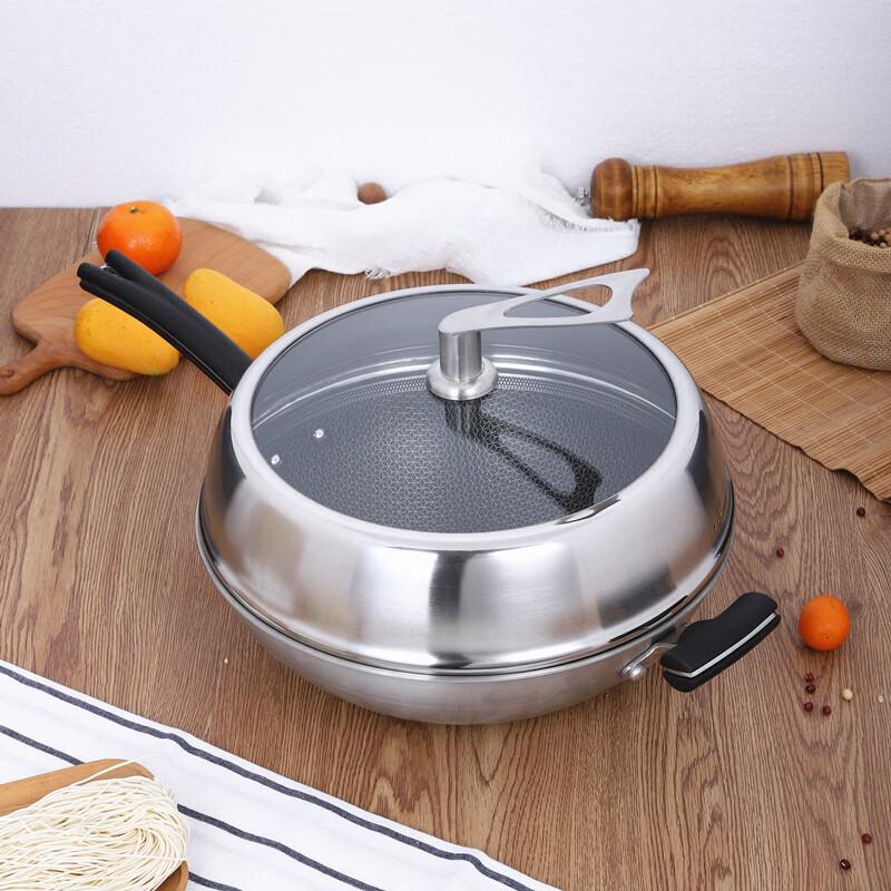Universal Stainless Steel Glass Pot Lid