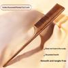 1PCS Natural Sandalwood Hair Comb 20cm Fine Tooth Thickened Sharp Tail Anti-static Hairdressing Comb For Styling And Grooming