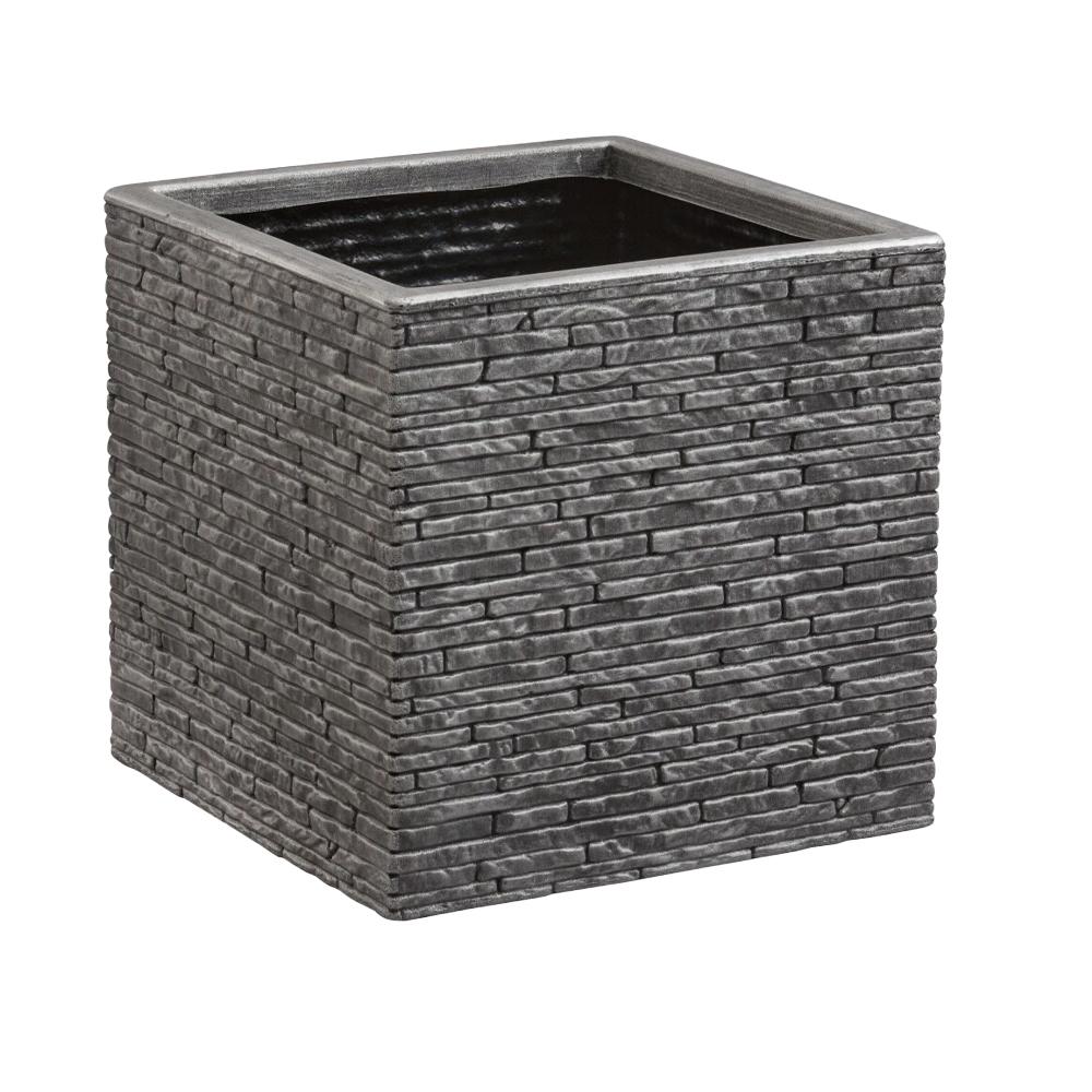 Strata Square Slate Planter