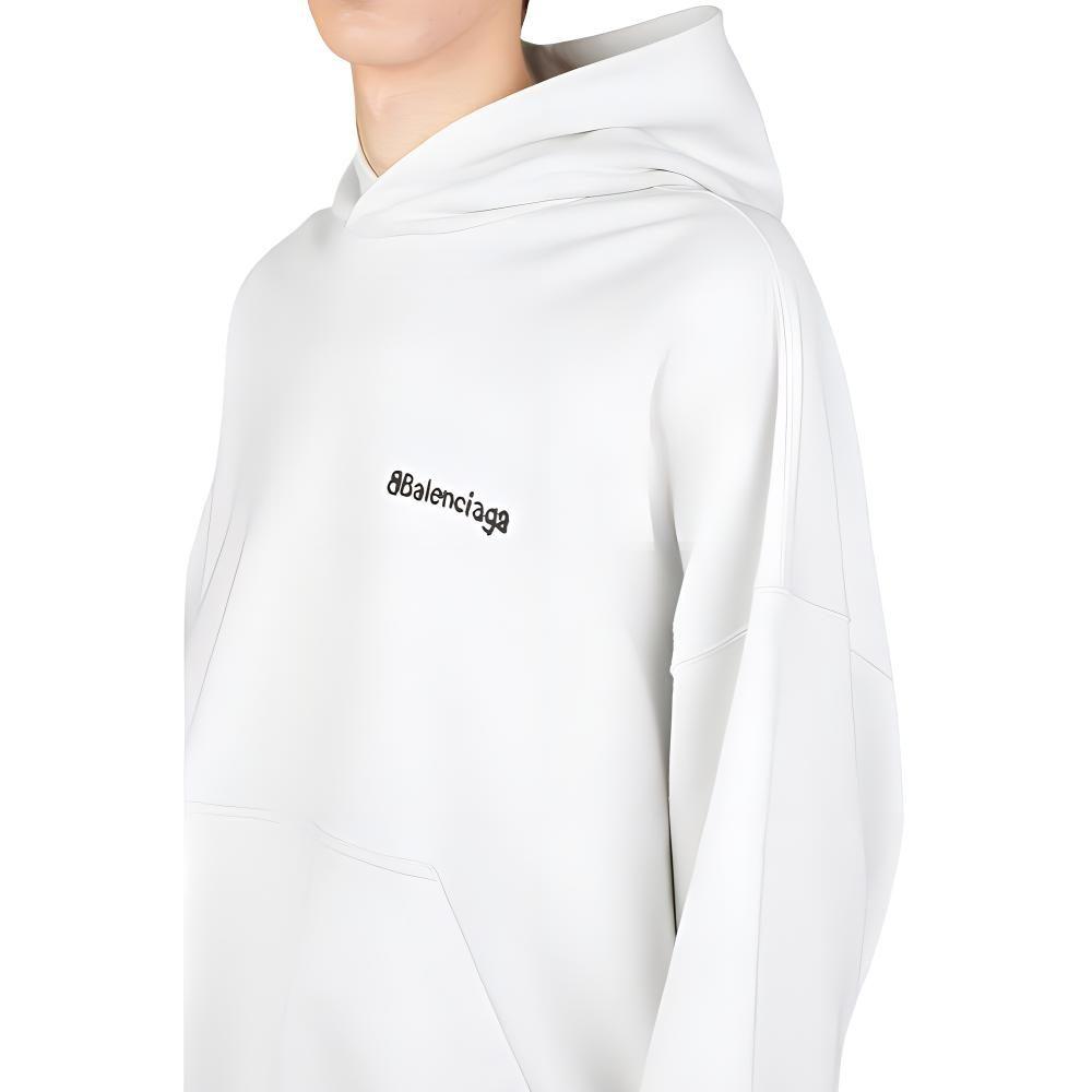 Balenciaga Logo Embroidered Hoodie 713677TOVP19081