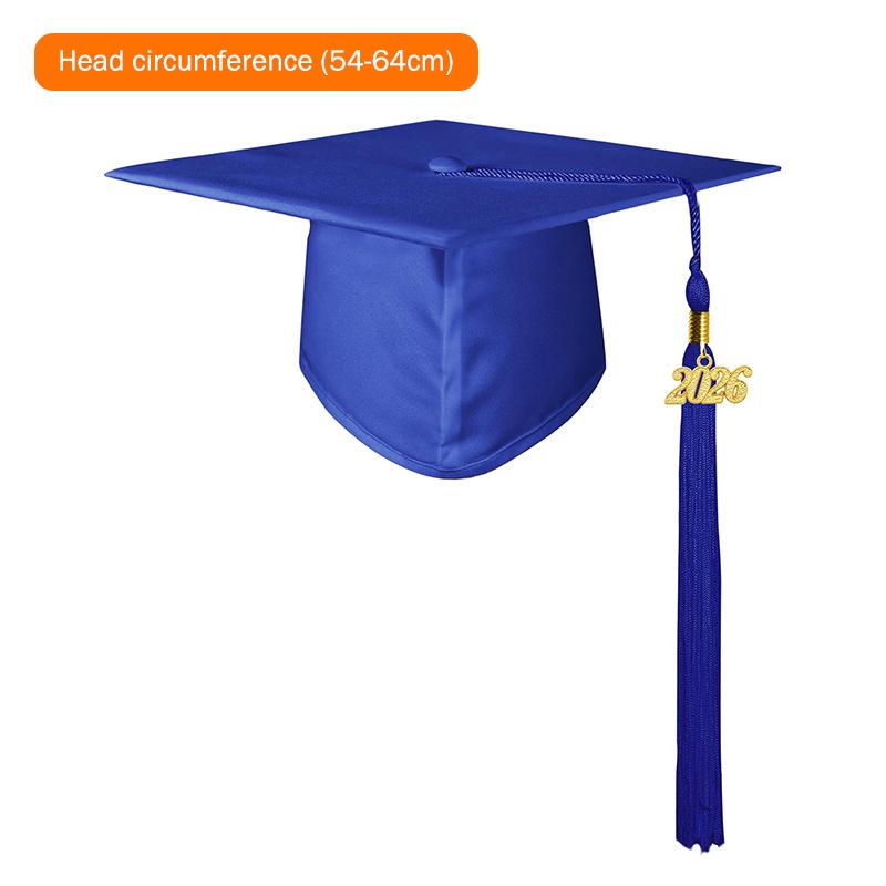 2026 Graduation Cap Headwear With Tassel For High School & Bachelor Degree Cap Unisex Graduation Dress Ceremony Hat Master