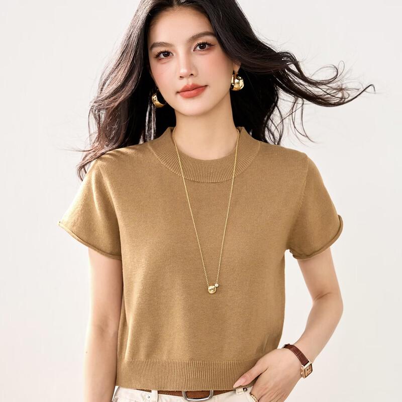 Women s Thin Knit Short Sleeve Top XL