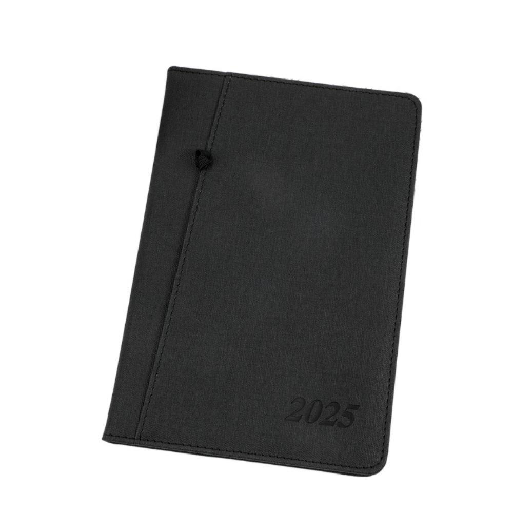 A5 2025 Agenda Planner Notebook Soft PU Cover 12 Months Planner Notebook  Academic Weekly Agenda