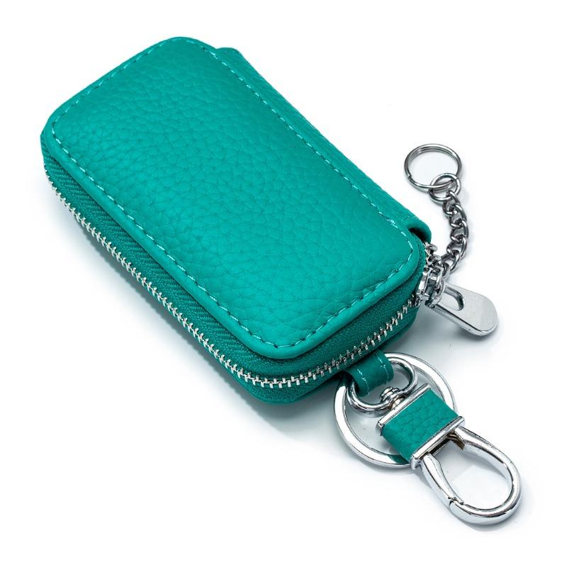 Neue Leder Mode Herren Schlüsseltasche, einfache Mini Damen Auto Schlüsseltasche, Haushalts Schlüsseltasche Universal
