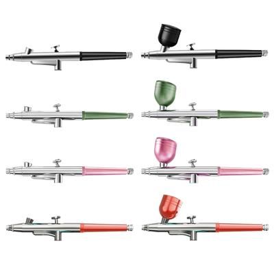 Portable High Pressure Airbrush Guns with Comfortable Grip 0.3mm Nozzle for Long Term Use In Various Creative Setting