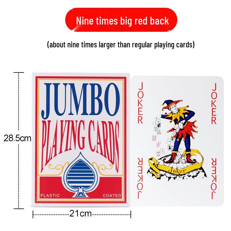 Giant A4 Classic Edition Poker Cards