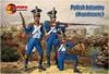 Mars Figures 1/32 Napoleonic Polish Infantry, 8 Poses, 12 Figures, Plastic Model Kit, ORM32031
