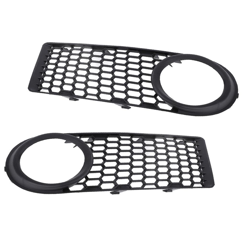Front Bumper Fog Light Grill Shockproof Scratch Resistant Decorative Fog Lamp Cover Grill for Conver