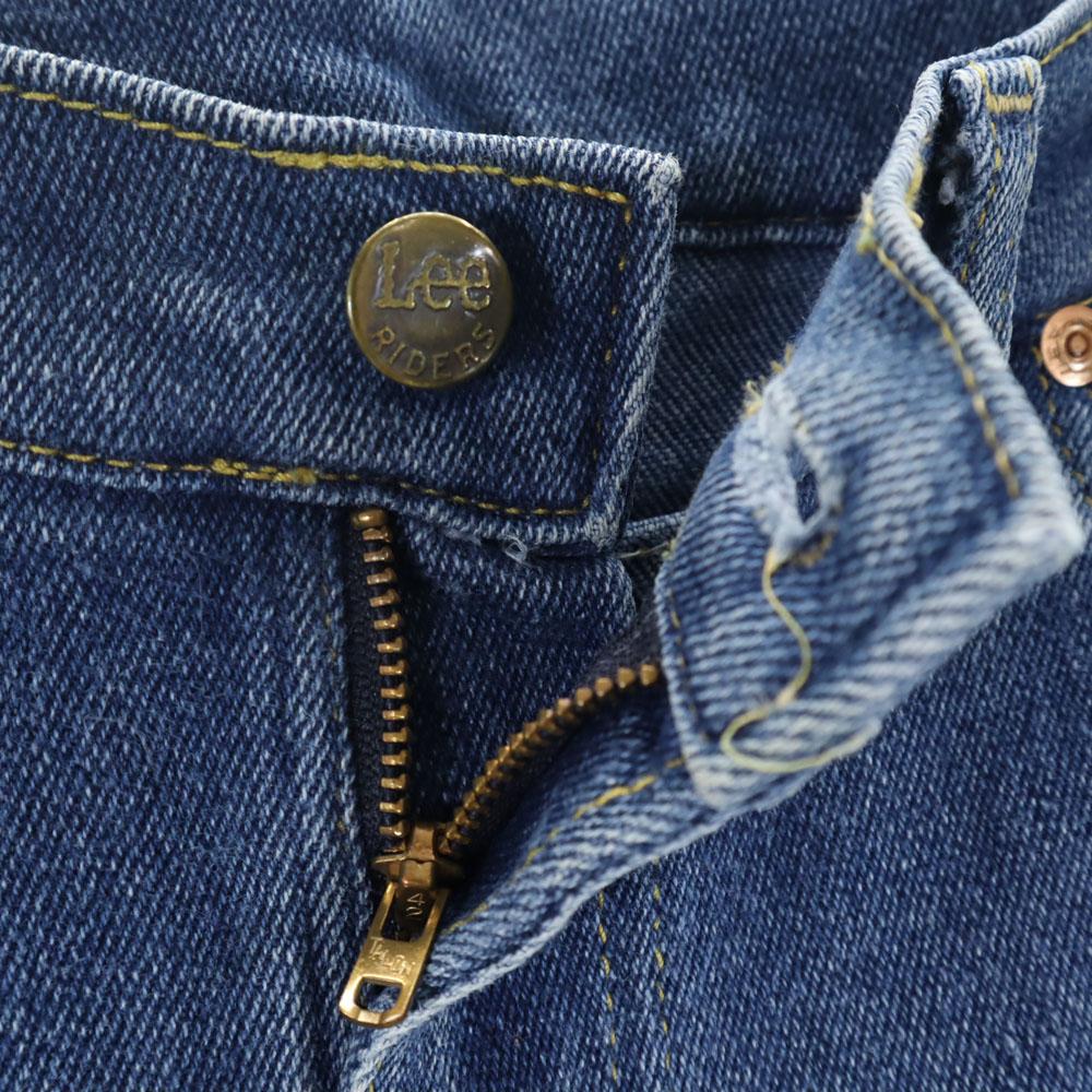 Lee 80s USA made 42 Talon Vintage Straight denim pants Wash blue jeans Women Used
