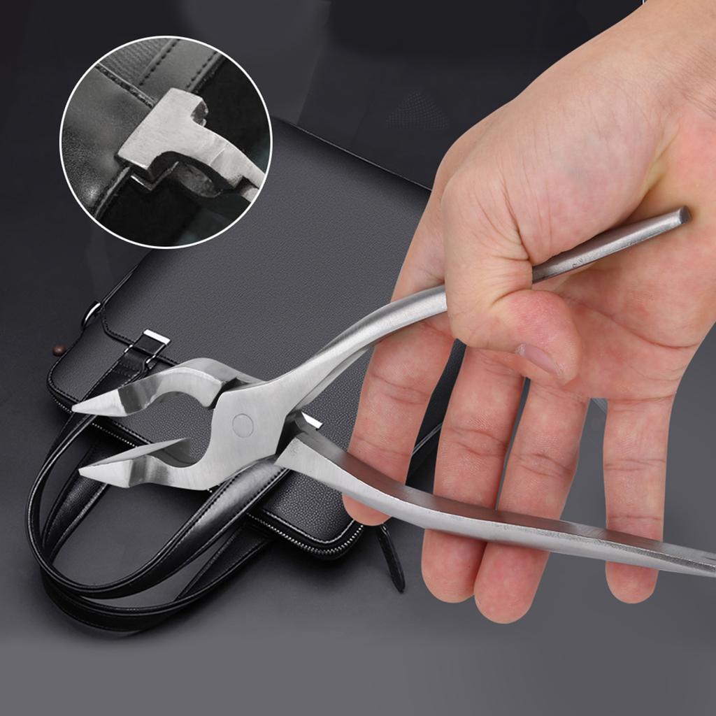 Leathercraft Tool, Leathercraft Flatten Plier Clamp Leather   Adjustment Press Flatten Plier for Bag Belt, Punching
