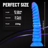 Alien Anal Plug Dildo  Liquid Silicone Female Anal Strip Anal Expansion Anal Hare  SM Alternative Adult Masturbator Dildo