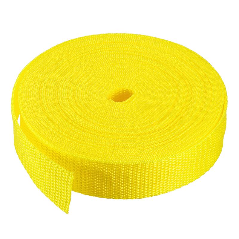 10 Yards 25mm Polypropylene Webbing Strap Belt Tape Heavyweight Strapping Band for Outdoor Tent Accessories Sewing Bag Luggage