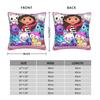 Decorative Pillow Covers G-Gabbys Girl Dollhouse Merch Living Room  Throw Pillow Case Cover Square Multi Size