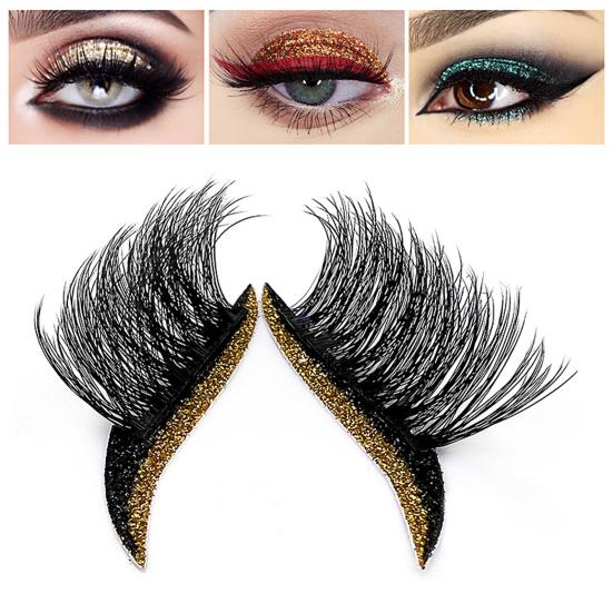 1 Paar Lidschatten Eyeliner Wimpern Make-up Aufkleber Wiederverwendbare Augen Wasserdichter Lidschatten Wimpern Make-up Aufkleber