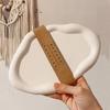 1 PCS 3D Diy Cloud Shape Resin Tray Silicone Mold Asymmetrical Oval Design Great For Jewelry Storage Aroma Plaster Candle Mould