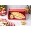 Small steel bread bin 36cm KINGHOFF KH-1753 Red